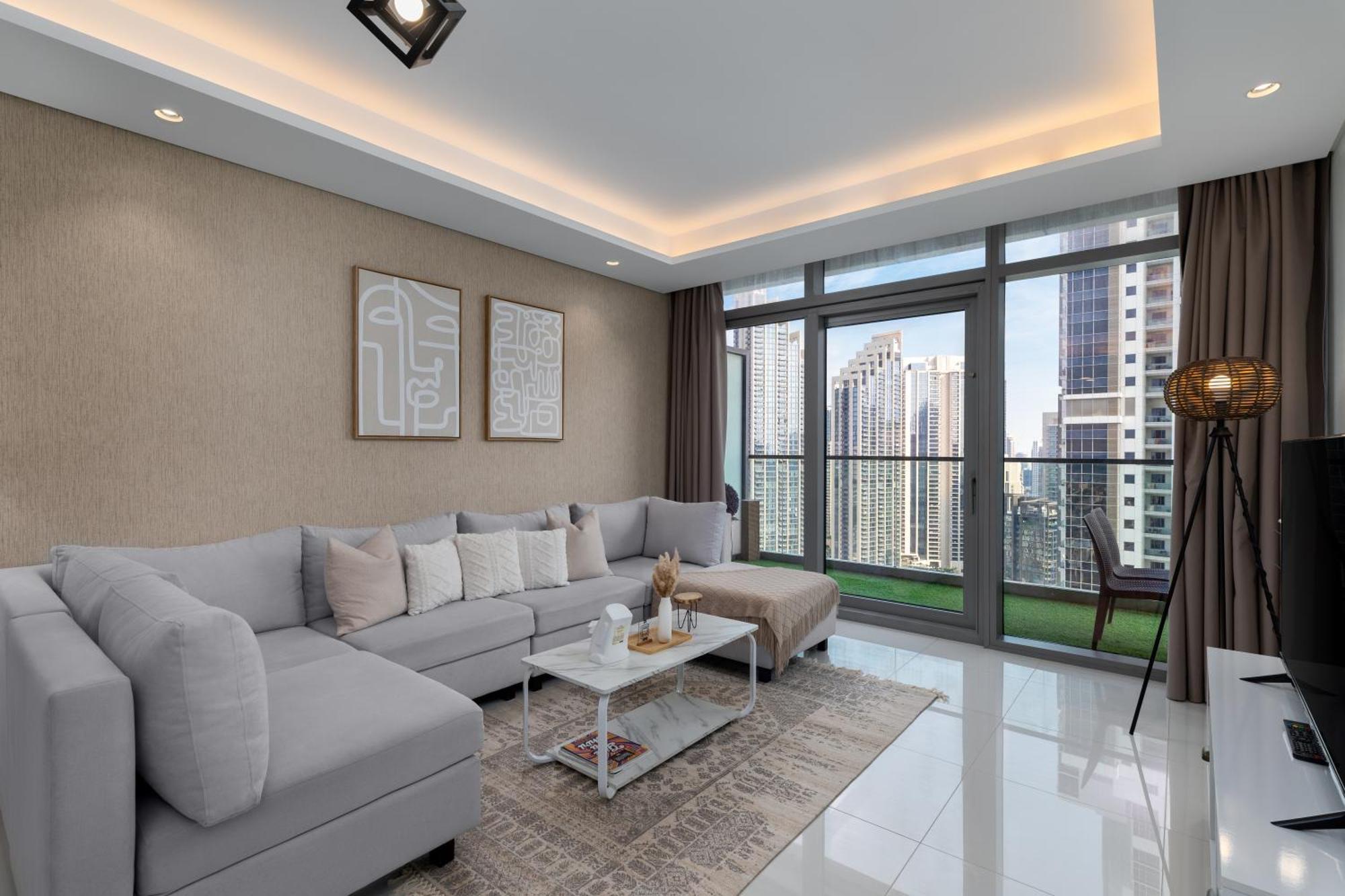 Burj Khalifa Views 2Br With Infinity Pool Downtown Apartment Dubai Bagian luar foto